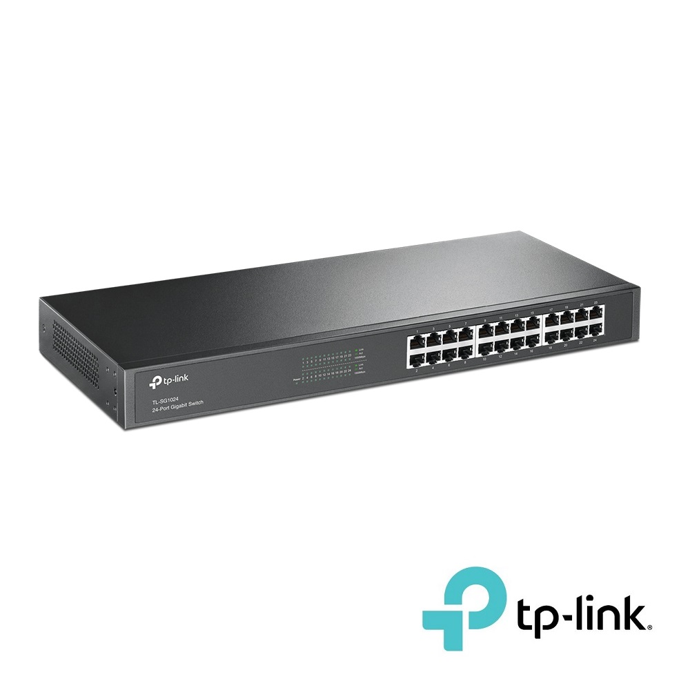 24Port 10/100/1000Mbps Rackmount Gigabit Switch (TP-Link SG1024)
