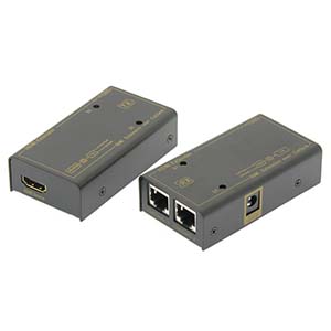 HDMI 160Ft (50m) Extender via Ethernet (Cat.5E/6 x 2) 1080p HDMI 160Ft (50m) Extender via Ethernet (Cat.5E/6 x 2) 1080p