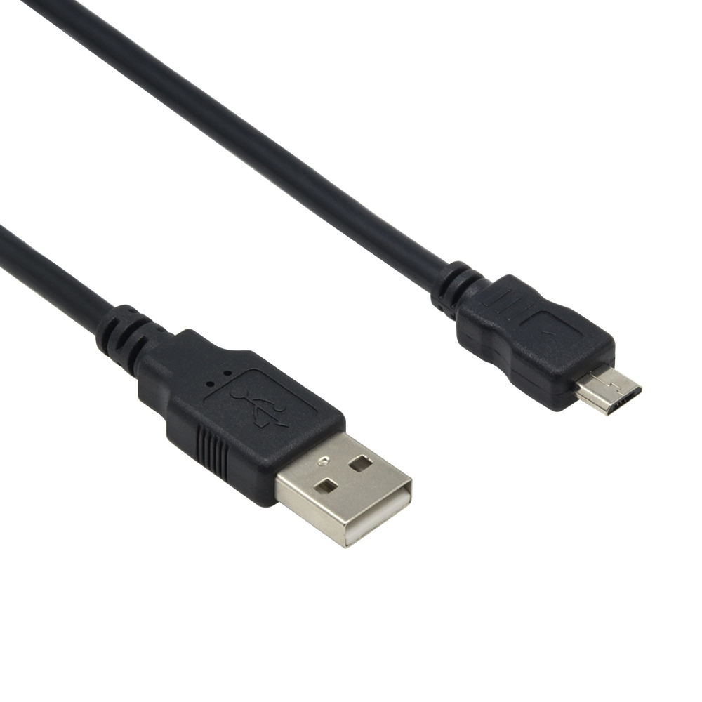 8 inch USB2.0 A-Male/Micro B USB-Male Cable