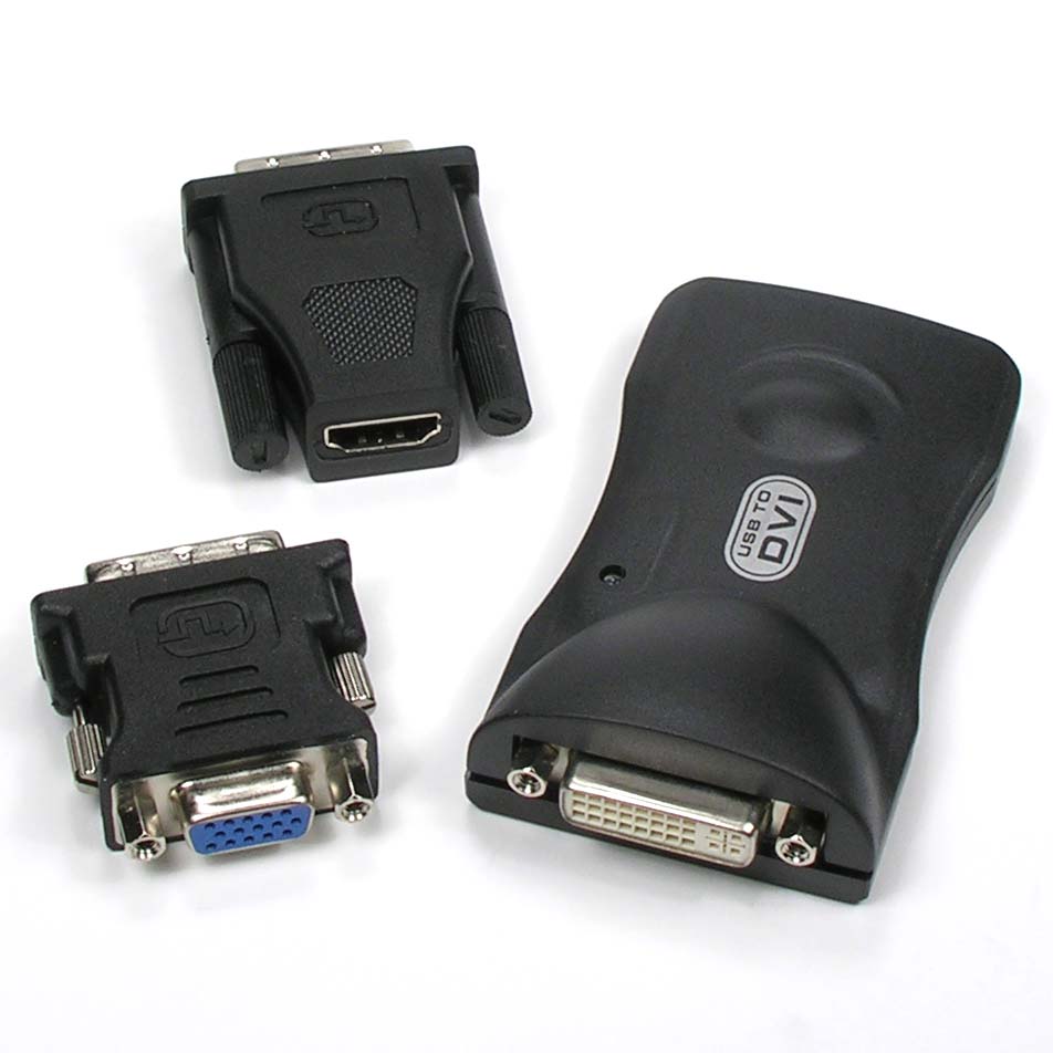 USB2.0 to VGA/DVI/HDMI Multi Display Adapter