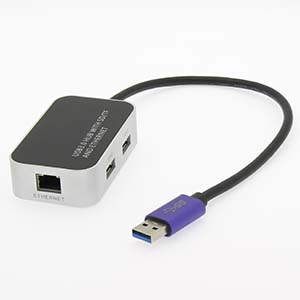 USB3.0 3-Port Hub with Ethernet SD/TF Reader USB3.0 3-Port Hub with Ethernet SD/TF Reader
