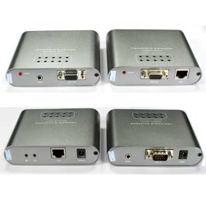 500Ft VGA/Audio Extender via Ethernet Cable