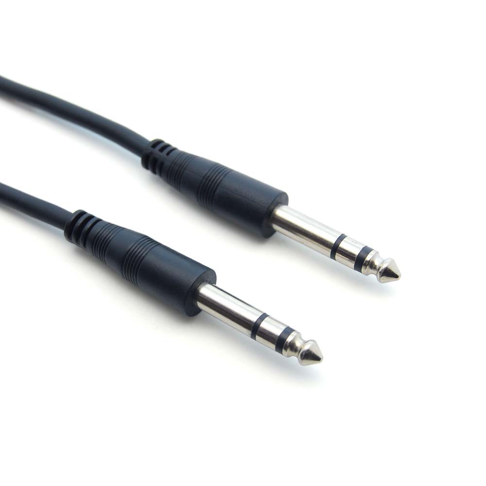 6Ft 1/4" Stereo Male/Male cable