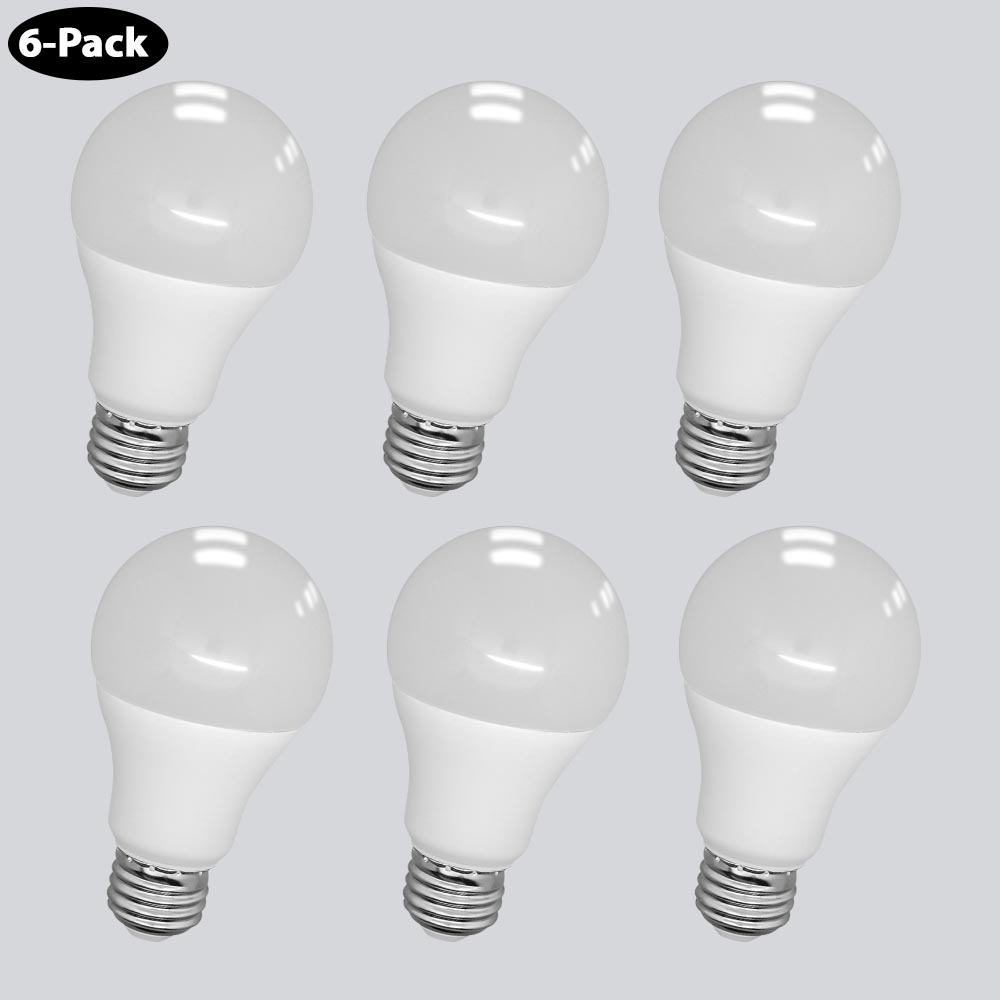 6 Pack 60w Equivalent Warm White 3 000k A19 Led 9w Light Bulb 6 Pack 60w Equivalent Warm White 3 000k A19 Led 9w Light Bulb Sku 210890