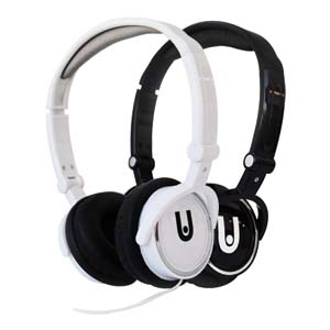 High Definition Ear-Cup Headphones, White High Definition Ear-Cup Headphones, White