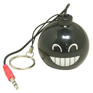 Mini Rechargeable Bomb Speaker Design "A", Big Smile Mini Rechargeable Bomb Speaker Design "A", Big Smile