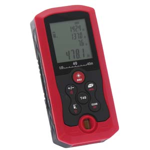 130Ft (40m) Laser Distance Meter, 1/16" Accuracy T40 130Ft (40m) Laser Distance Meter, 1/16" Accuracy T40