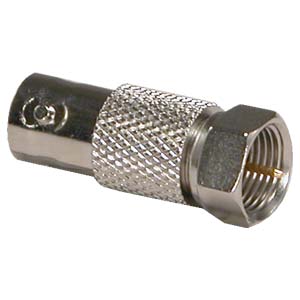 BNC Female To "F" Type Male Adapter