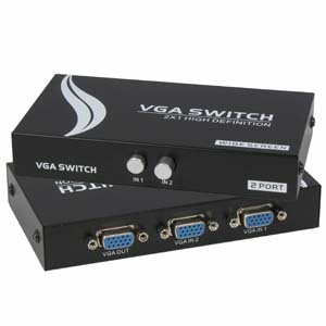 SVGA (DB15HD) 2 Way Manual Switch