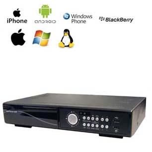 4ch Video/Audio 120ips Full DI H.264 DVR VGA/BNC/RCA((Audio) w/500G HDD