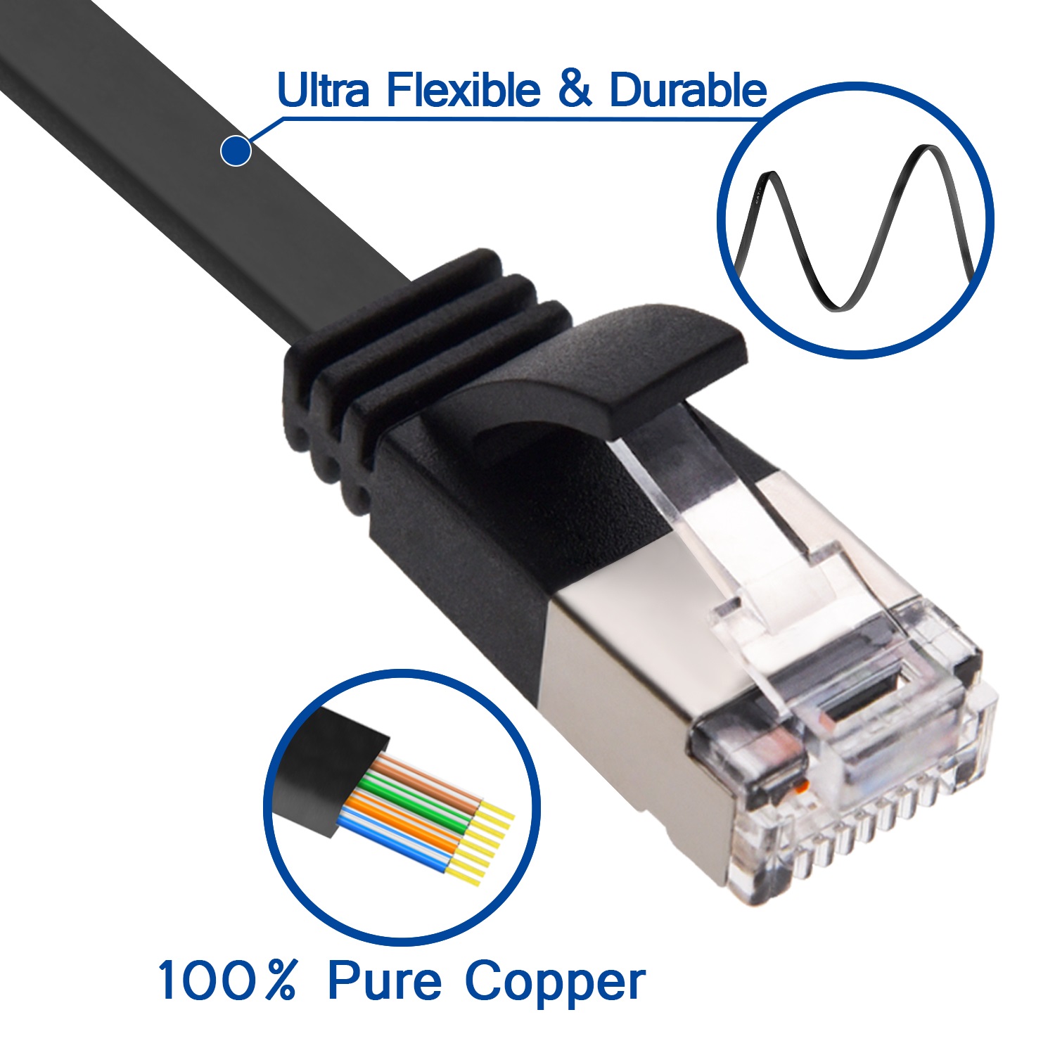 Ultra-flexible Cat 6A cable for mission-critical applications