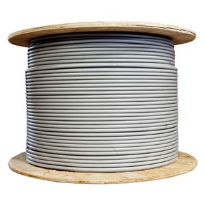 1000Ft Cat.6 23AWG Solid Wire Shielded (FTP) Gray