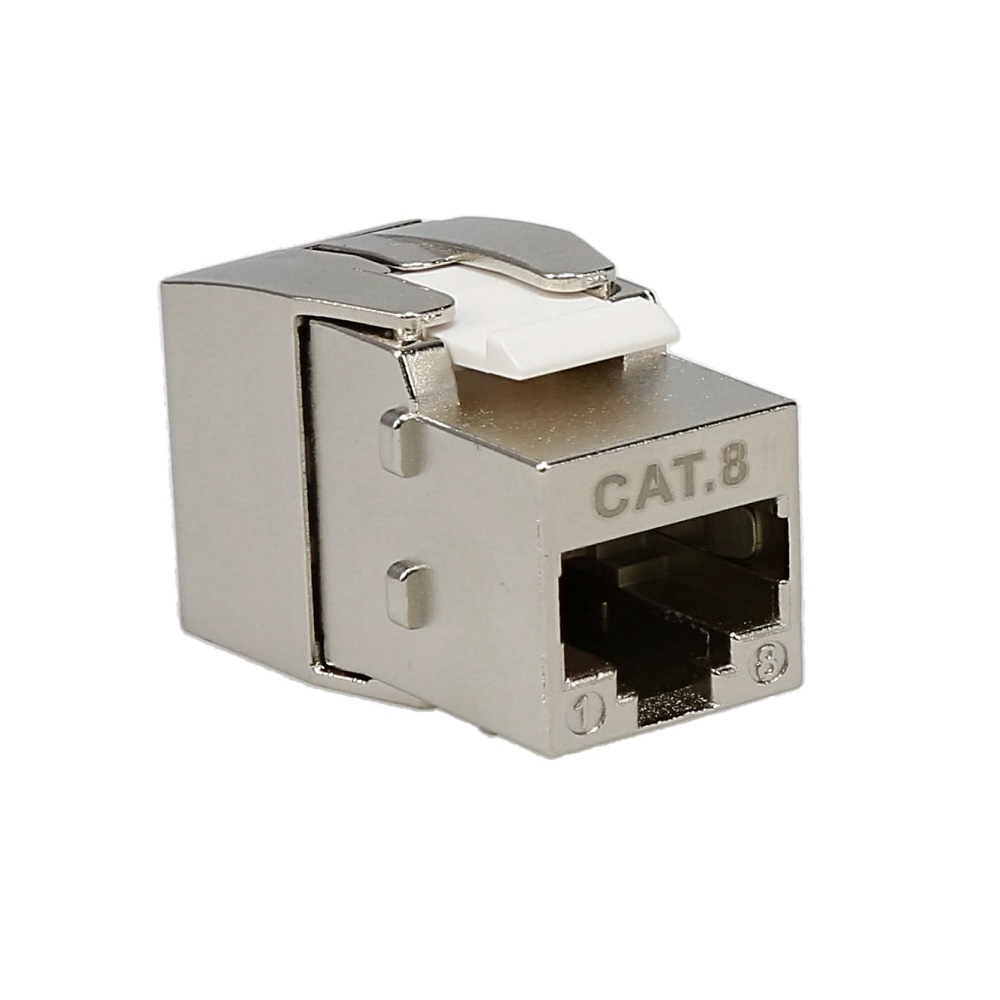 Cat.8 RJ45 Tool Less Shielded Keystone Jack