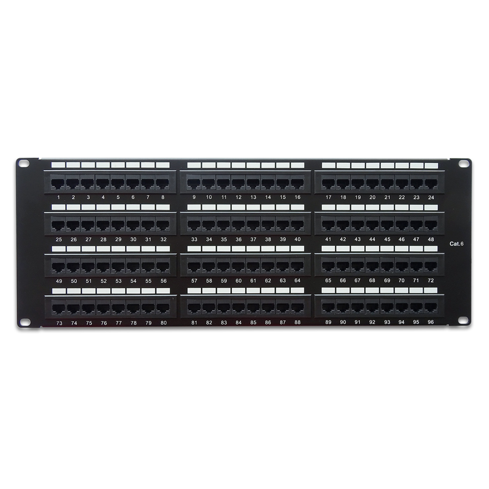 Cat.6 110 Type Patch Panel 96Port Rackmount