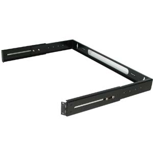 1U Hinged Extendable Wall Mount Bracket, Max 13.5" Depth