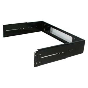 2U Hinged Extendable Wall Mount Bracket, Max 13.5" Depth