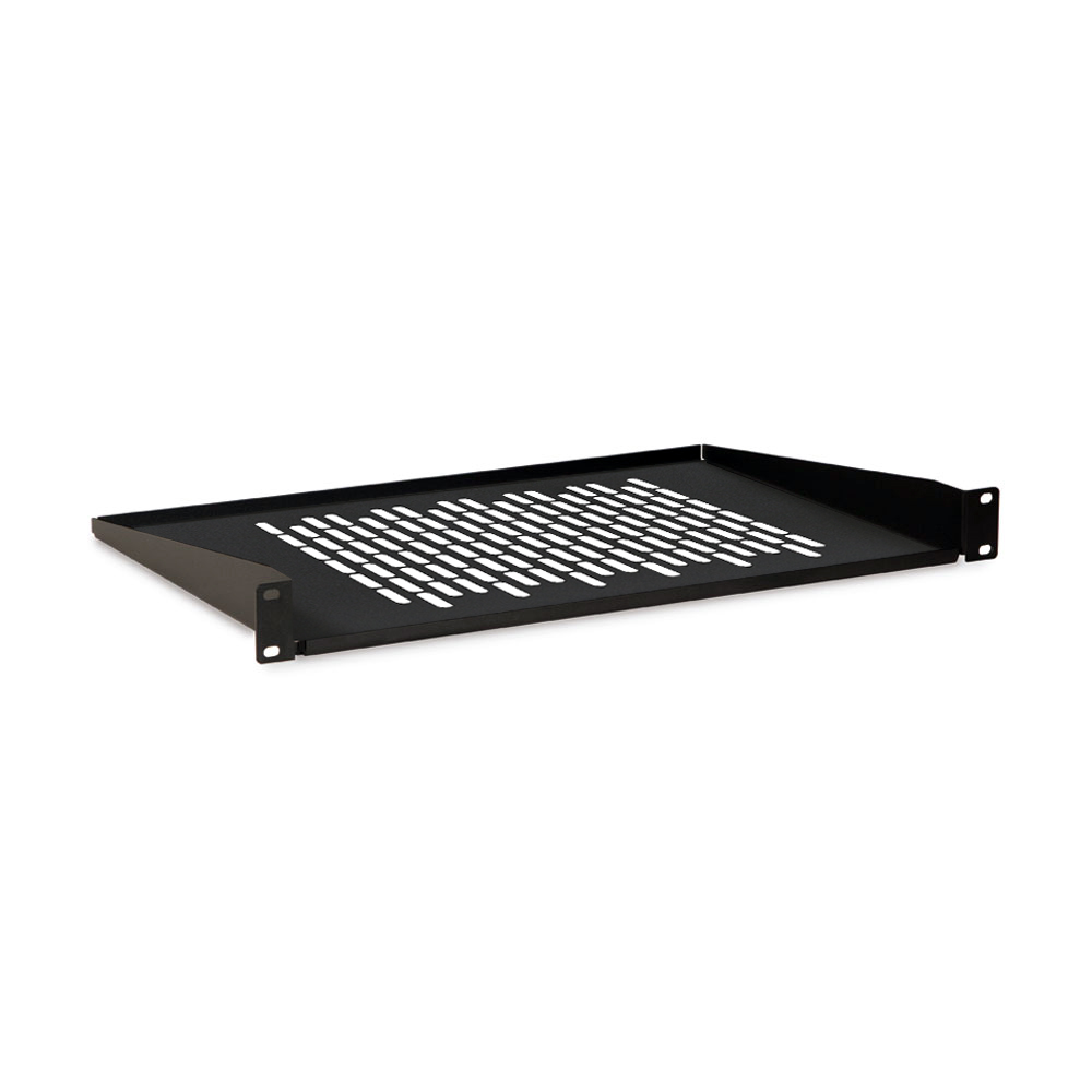 1U 12" Vented Component Shelf