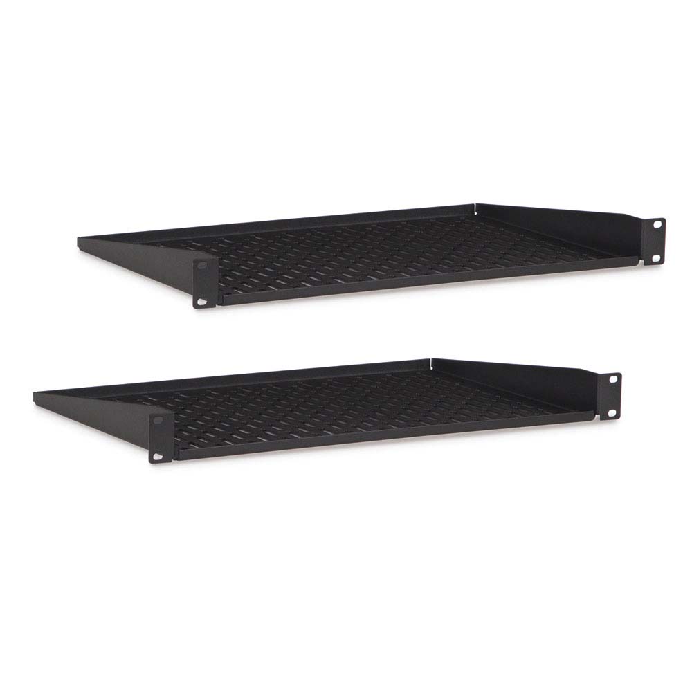 1U 12" Vented Component Shelf 2 Pack Bestlink Netware