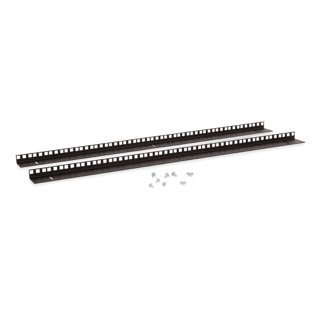 18U LINIER Wall Mount Vertical Rail Kit - Cage Nut