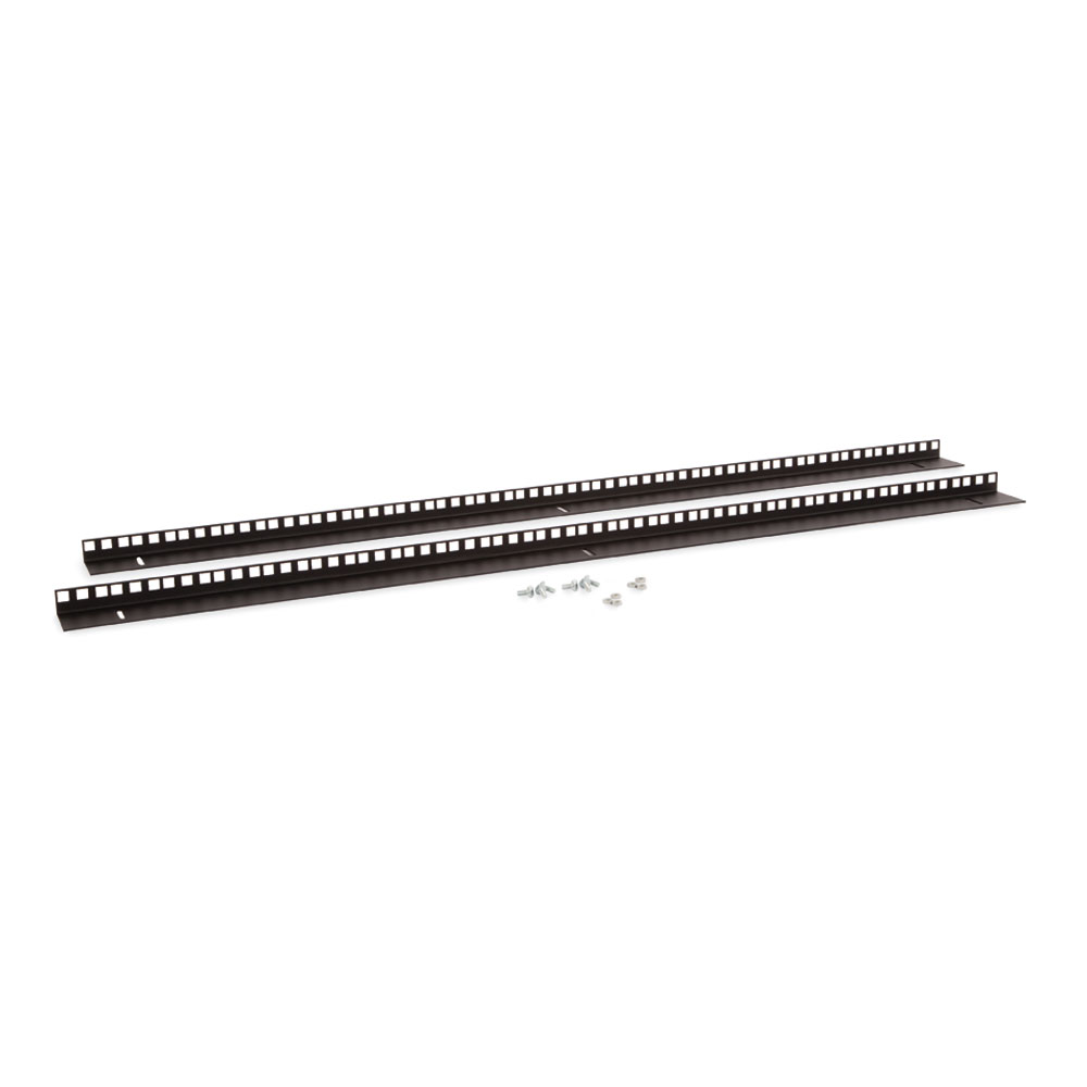 22U LINIER Wall Mount Vertical Rail Kit - Cage Nut