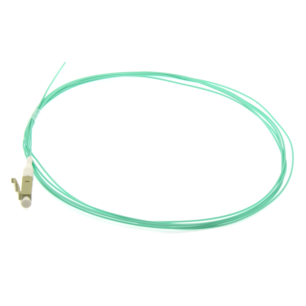 3m LC/UPC OM4 Multimode Pigtail Aqua