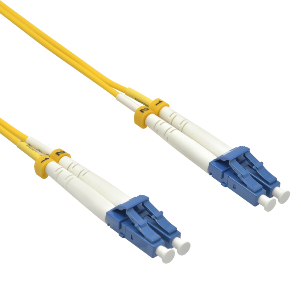 3m LC/UPC-LC/UPC Singlemode Duplex OFNR 2.0mm Fiber Optic Patch Cable