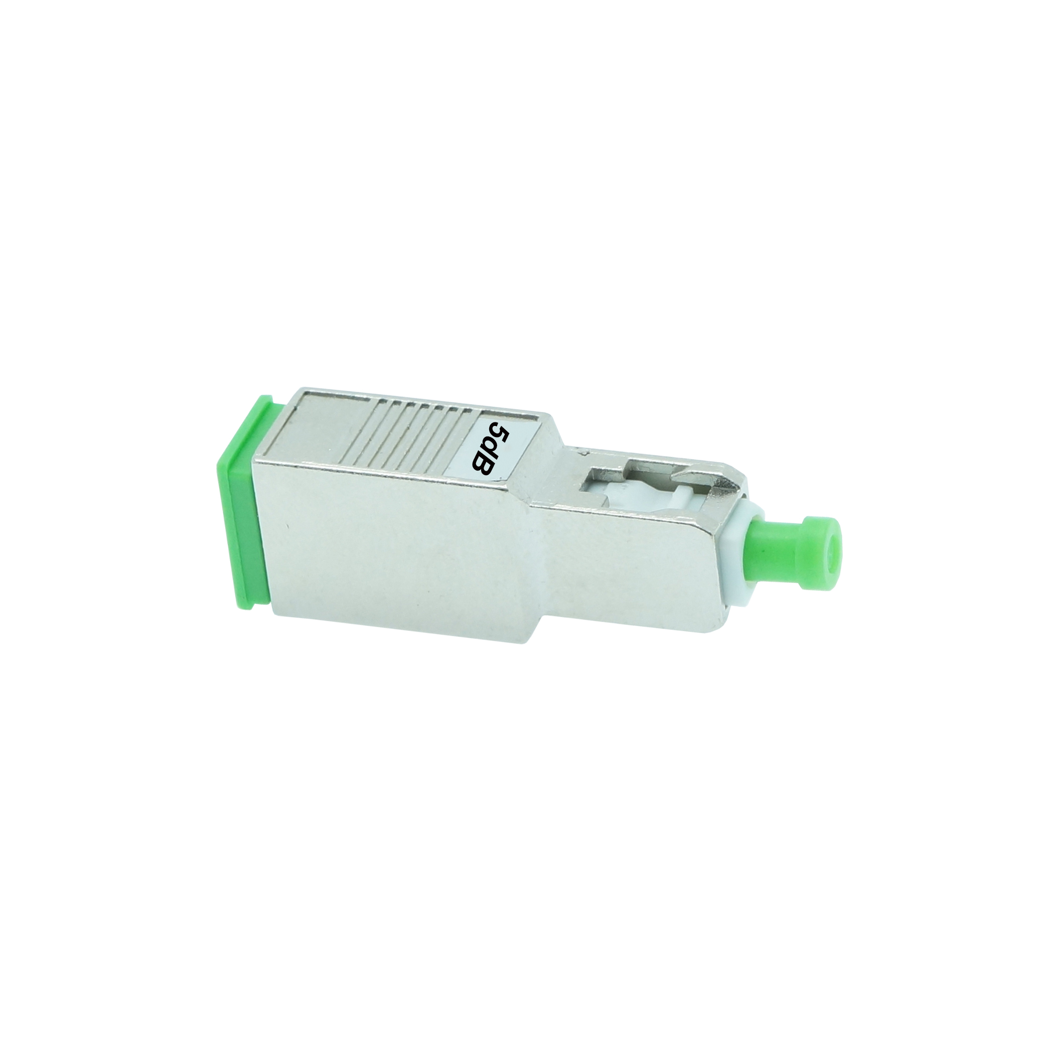 SC/APC SM Attenuator F-M 5dB Metal Green