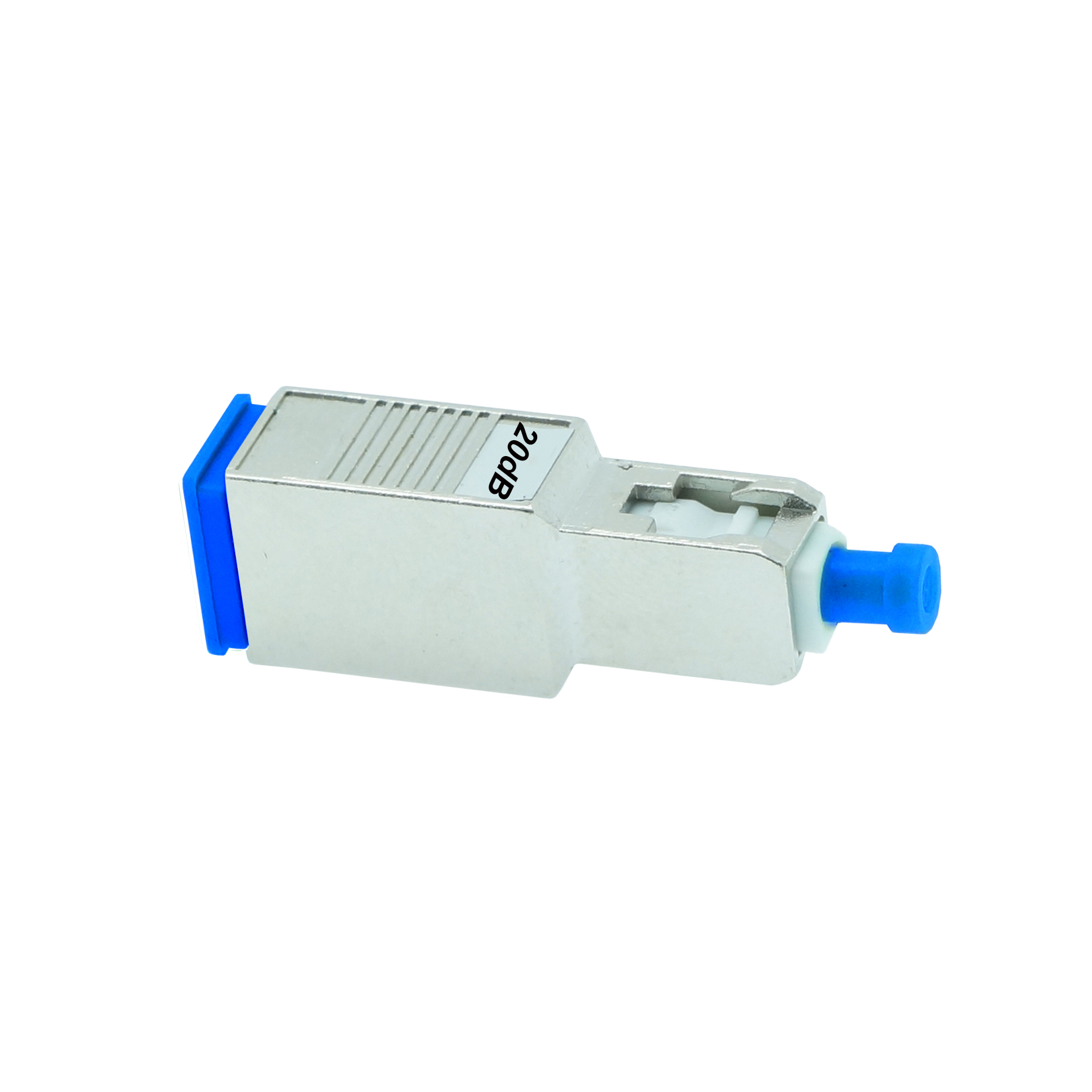 SC/UPC SM Attenuator F-M 20dB Metal Blue