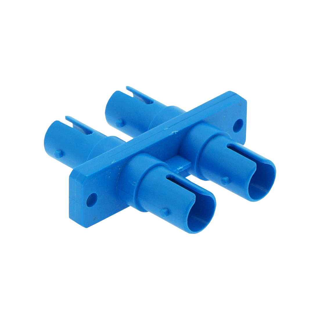 ST SM DX with flange Adapter, Blue Color, Plastic