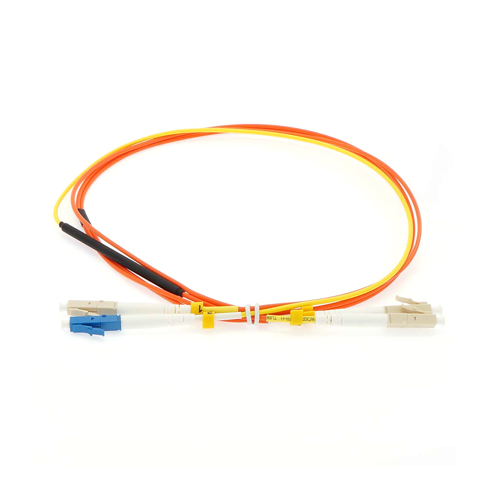 1m Singlemode LC to OM2 LC Duplex Mode Conditioning Fiber Optic Patch Cable