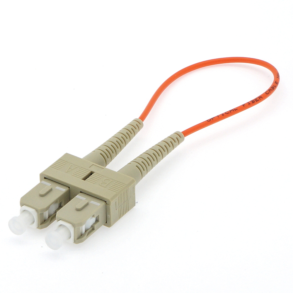 SC Multimode OM1 62.5/125 Fiber Optic Loopback Cable