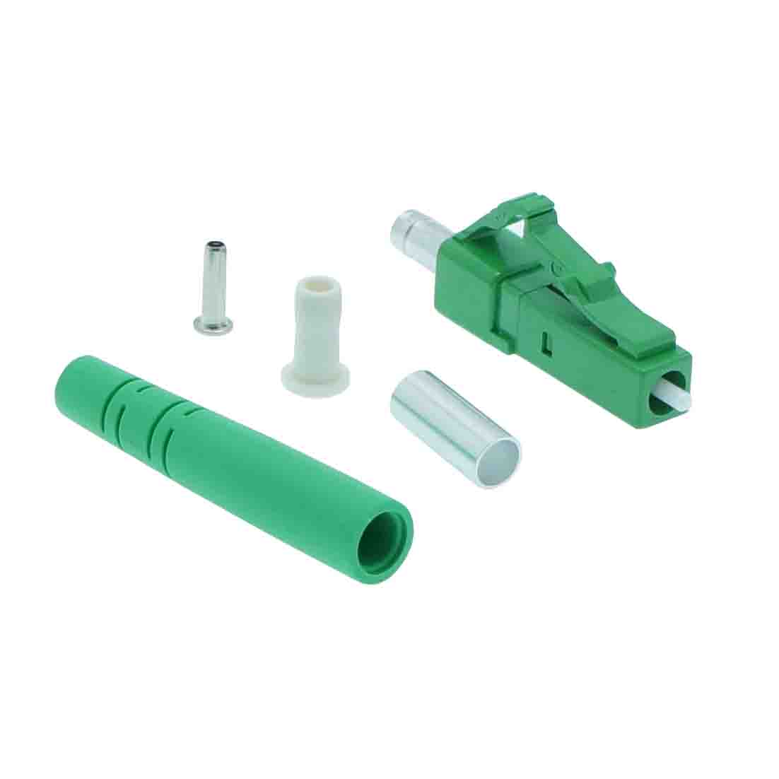 LC/APC Singlemode Simplex Connector 3.0mm Green (100pack)