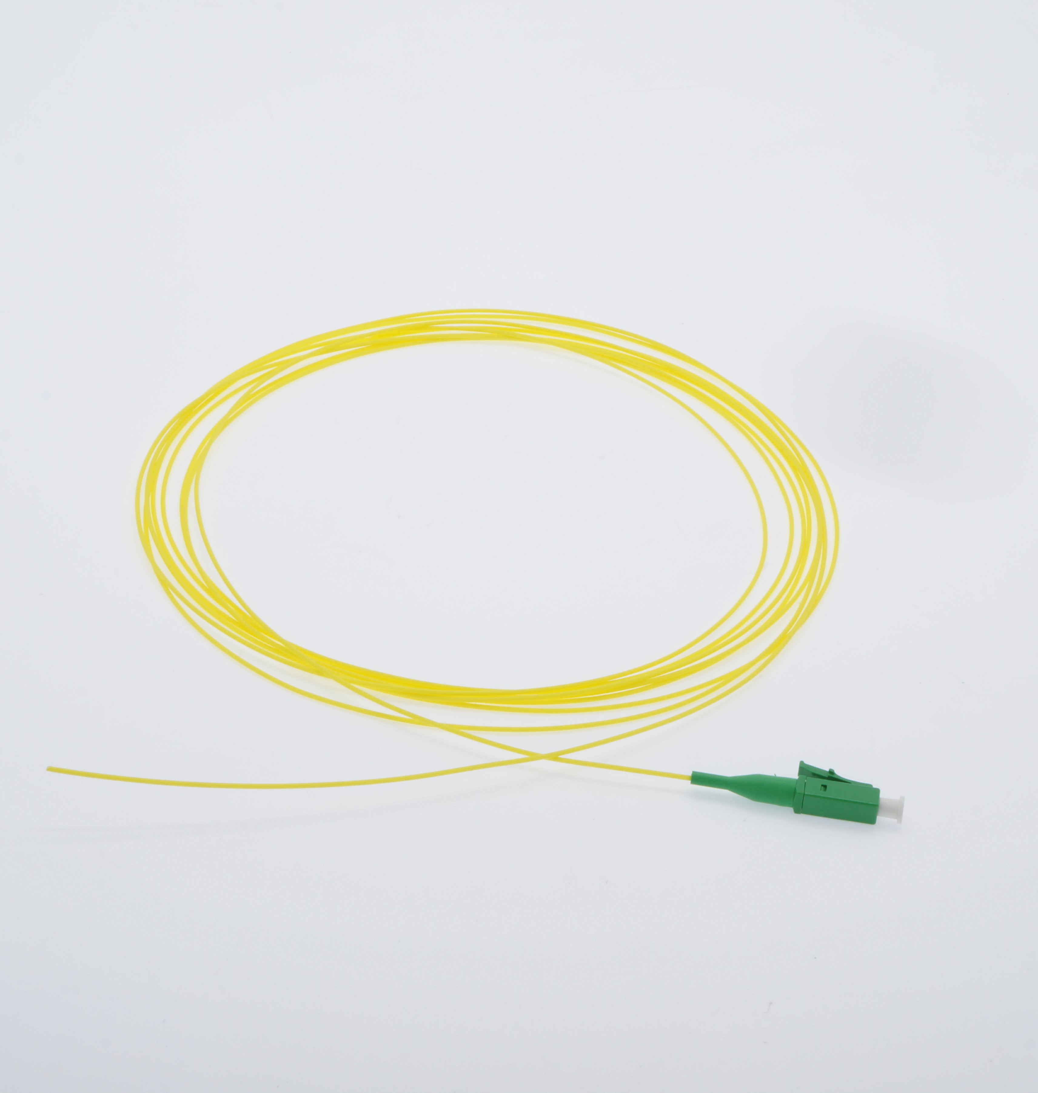 3m LC/APC Simplex Singlemode OFNR 9.0mm Pigtail Yellow