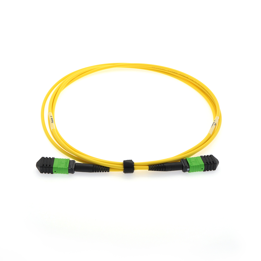5m Senko MPO/APC F/F 12-Fiber Type A Singlemode Fiber Optic Cable