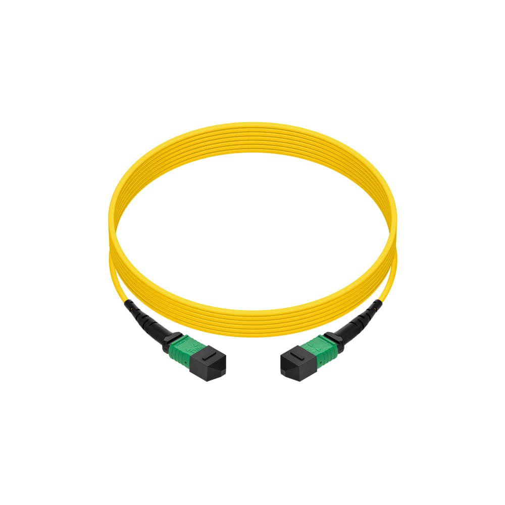 1m Singlemode MPO F/F 12-Fiber Type B 3mm Fiber Optic Cable