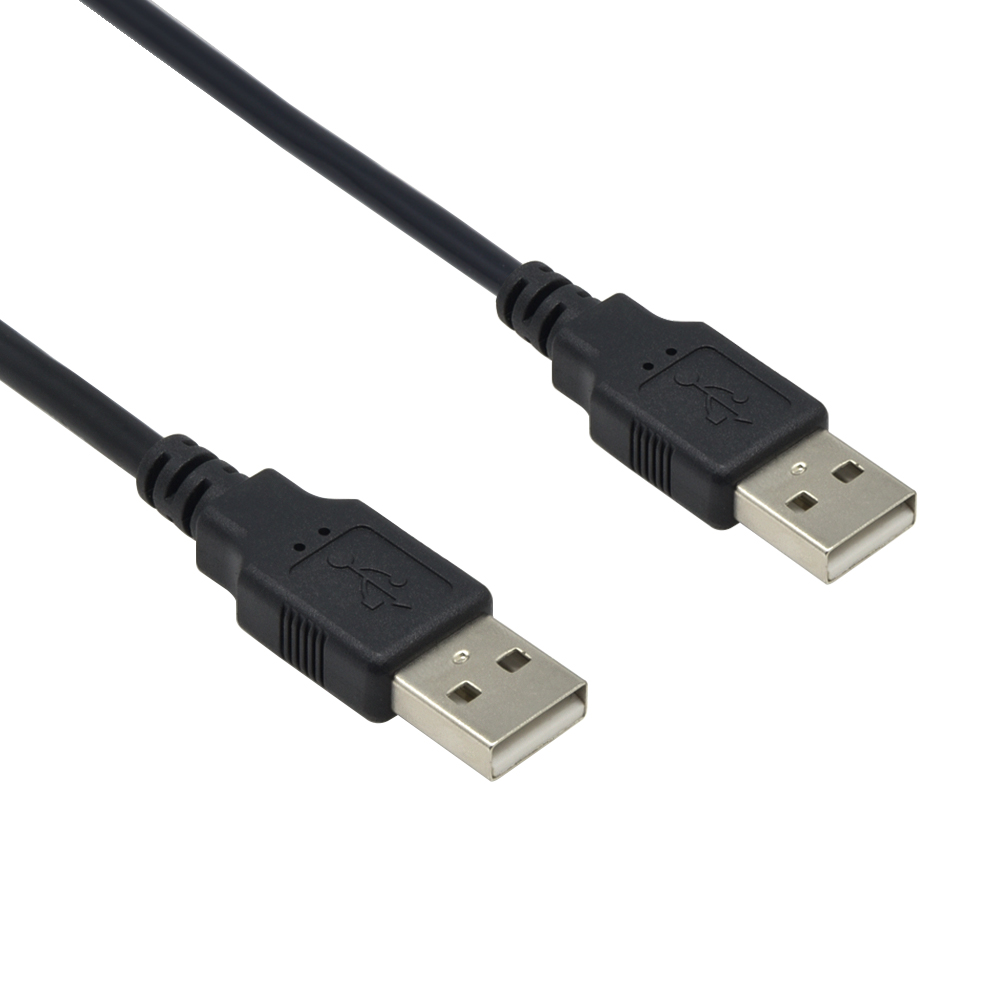 3Ft A-Male to A-Male USB2.0 Cable Black