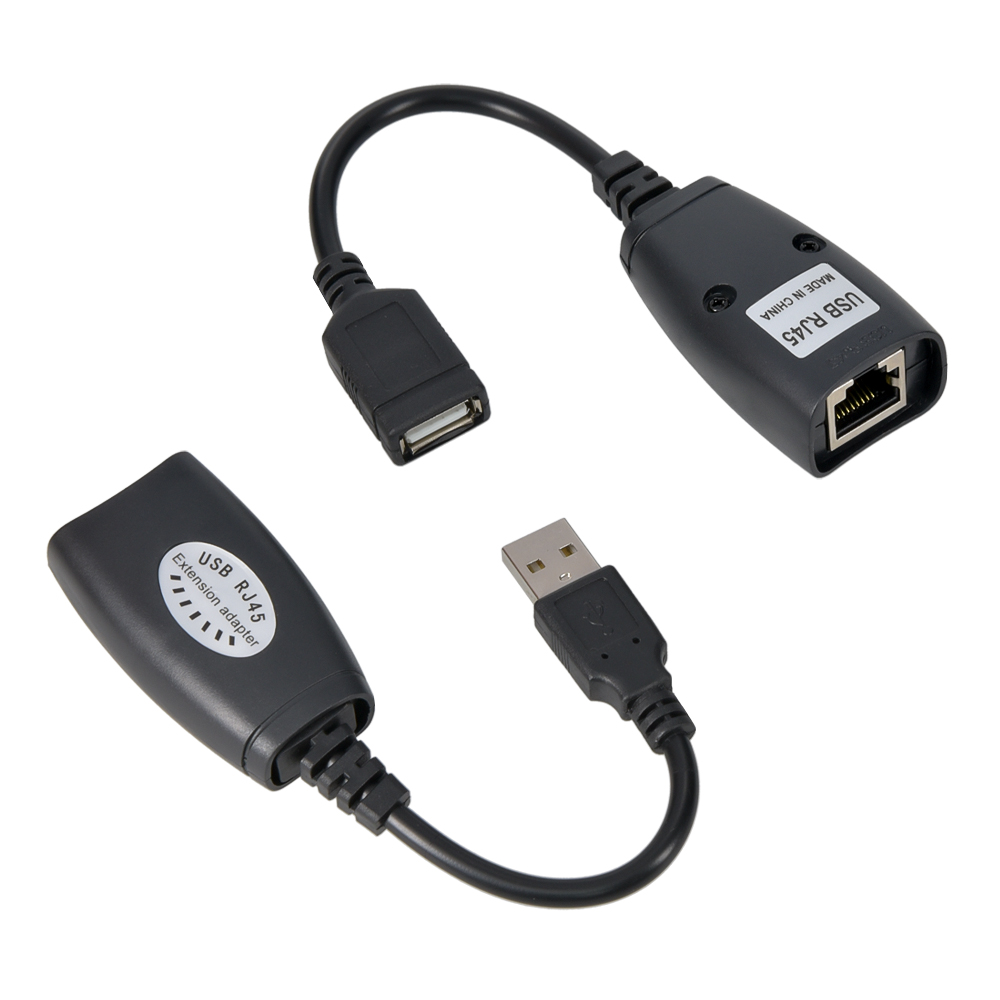 USB 2.0 150Ft. Extender Via Single RJ45 Ethernet