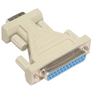 DB9-M/DB25-F Serial Adapter, Thumbscrew(DB25)/Thumbscrew(DB9)