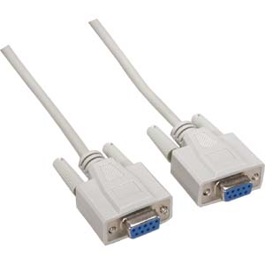 6Ft DB9 Female to Female Null Modem Cable