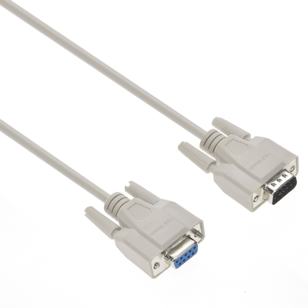 25Ft DB9 Male to Female Null Modem Cable