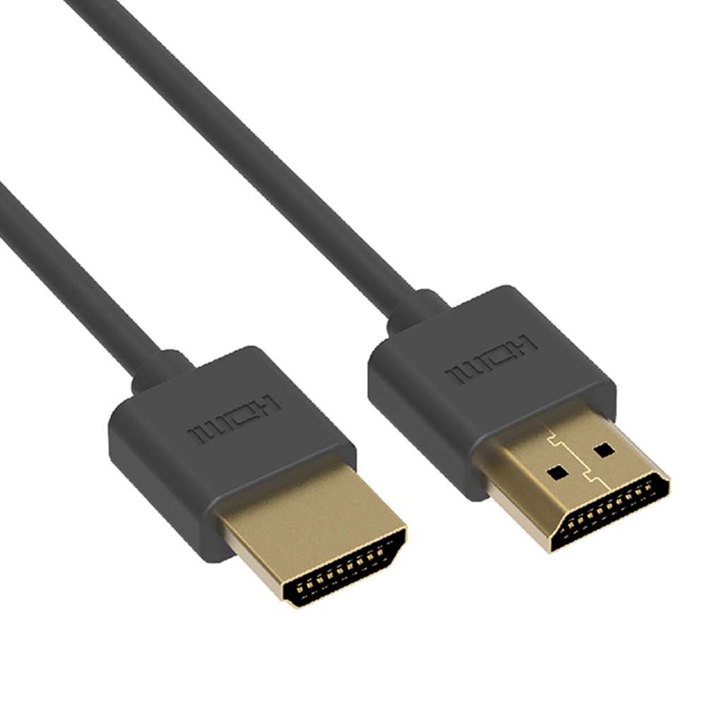 1.5Ft HDMI Slim Cable 4K/60Hz 34AWG OD 3.8mm
