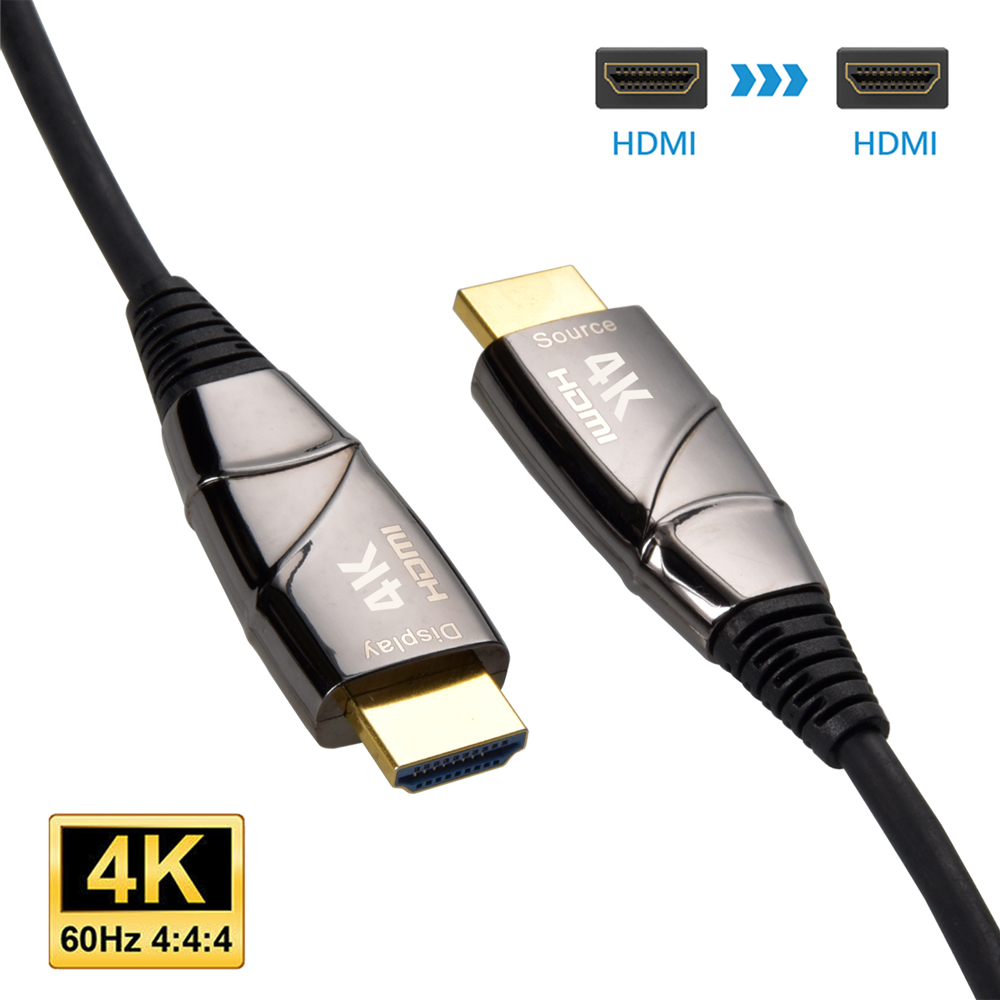 30Ft AOC Fiber Optic HDMI Cable 4K/60Hz 18Gbps (anti-static bags)