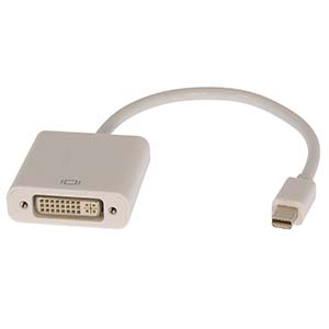 Mini DisplayPort (Thunderbolt) Male to DVI Female Adapter