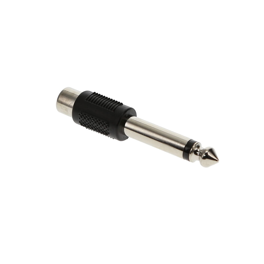 1/4 inch Mono Plug to RCA Jack Adapter