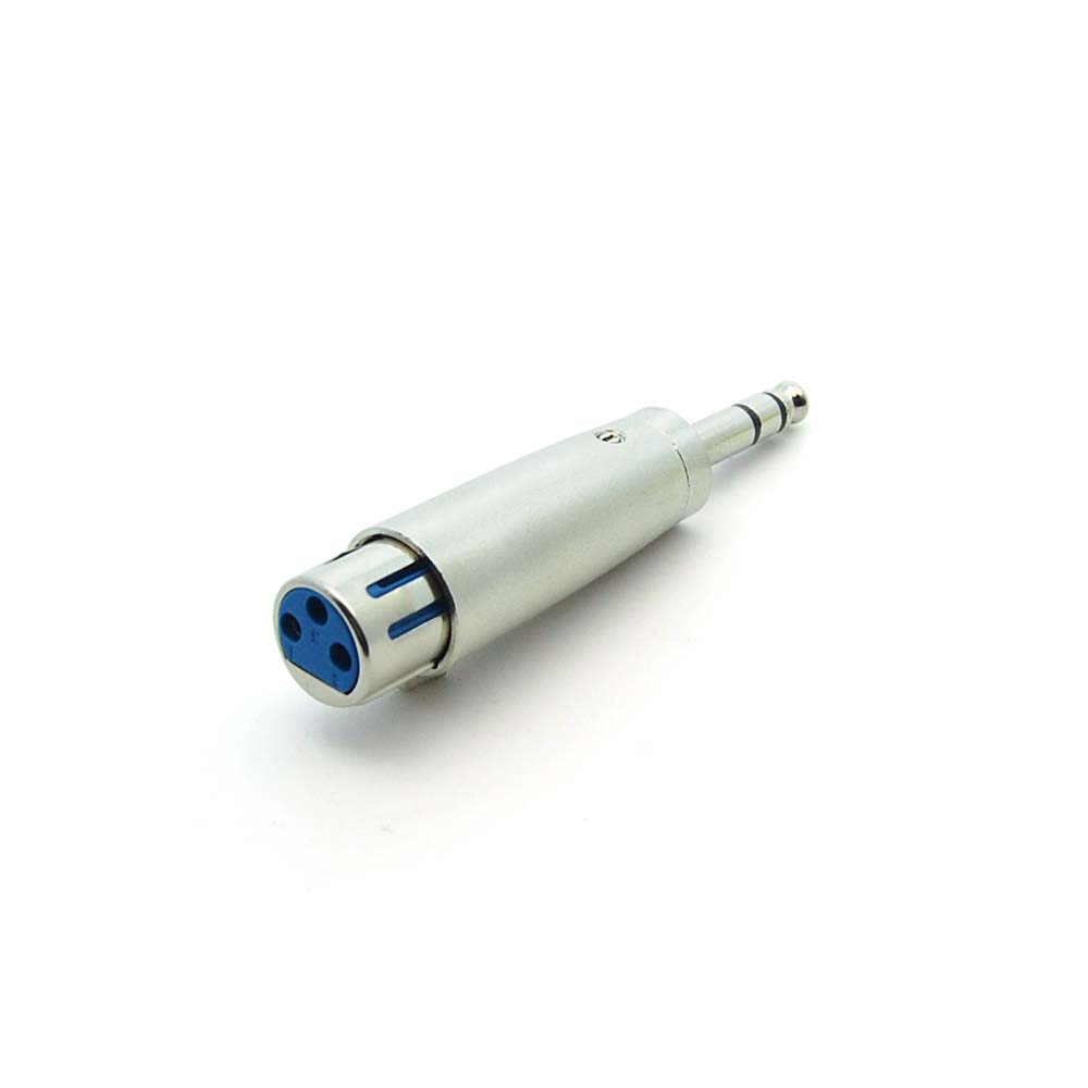 XLR Female to 1/4" Stereo Plug Adapter