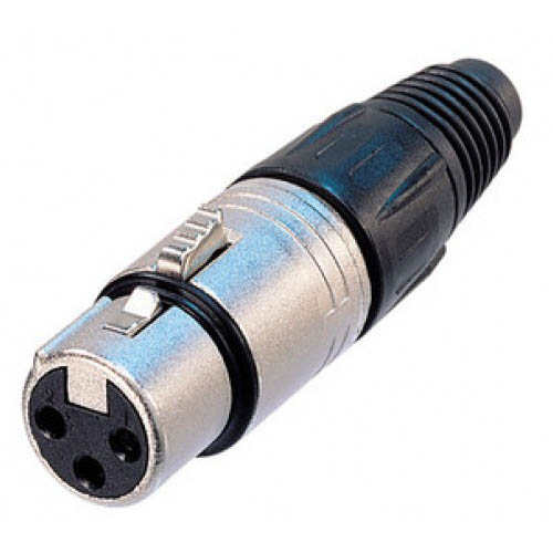 Neutrik 3 Pin XLR Female Connector NC3FX