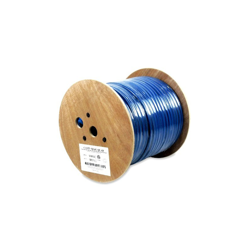 500Ft (Cat.6x1)/(RG6 Quad x1) Combo Cable