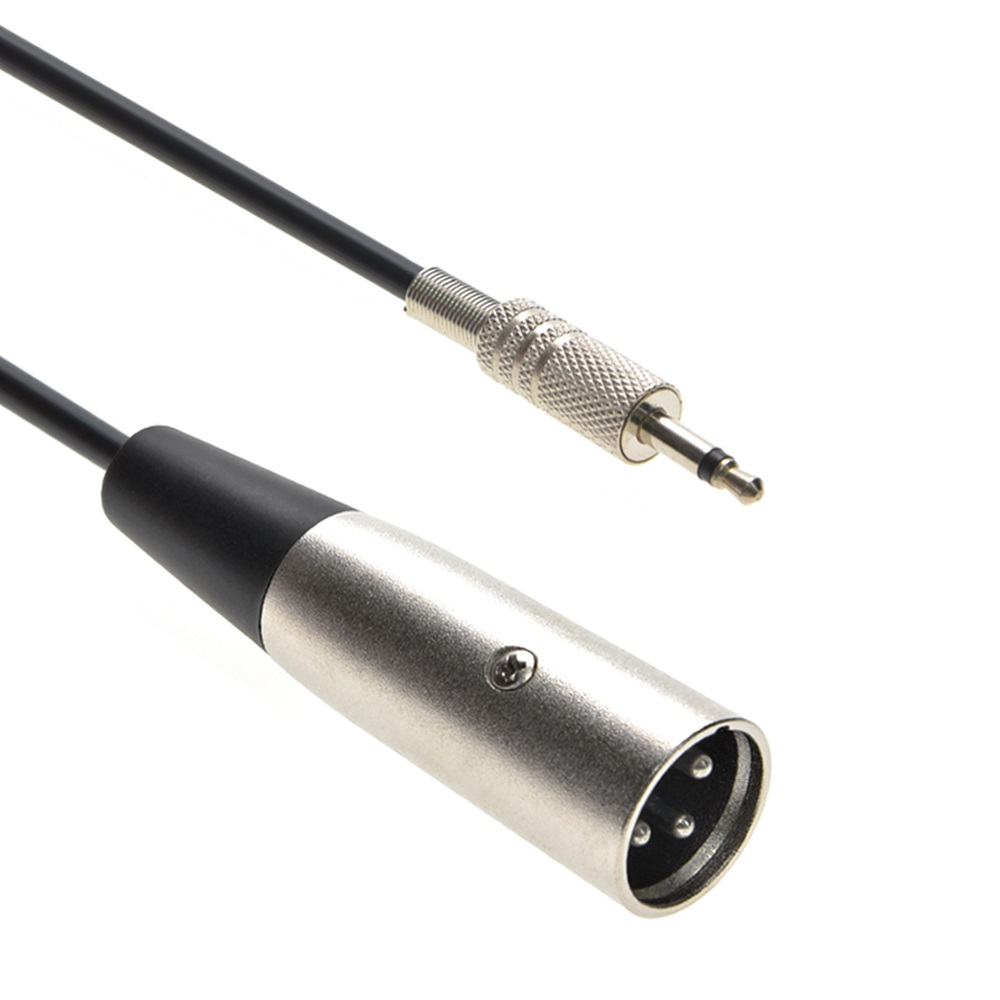 10Ft XLR Male to 3.5mmm Mono Male Cable