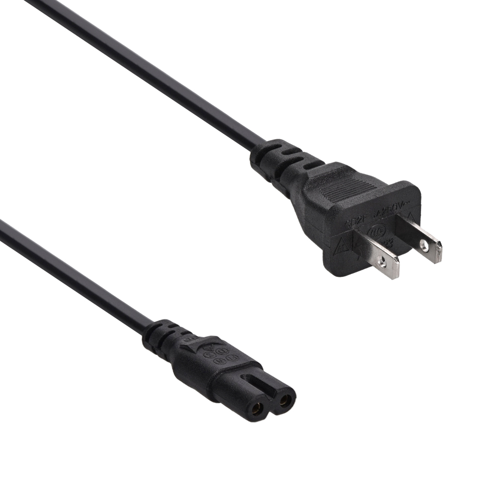 4Ft 2-Prong Figure-8 Power Cord 18/2