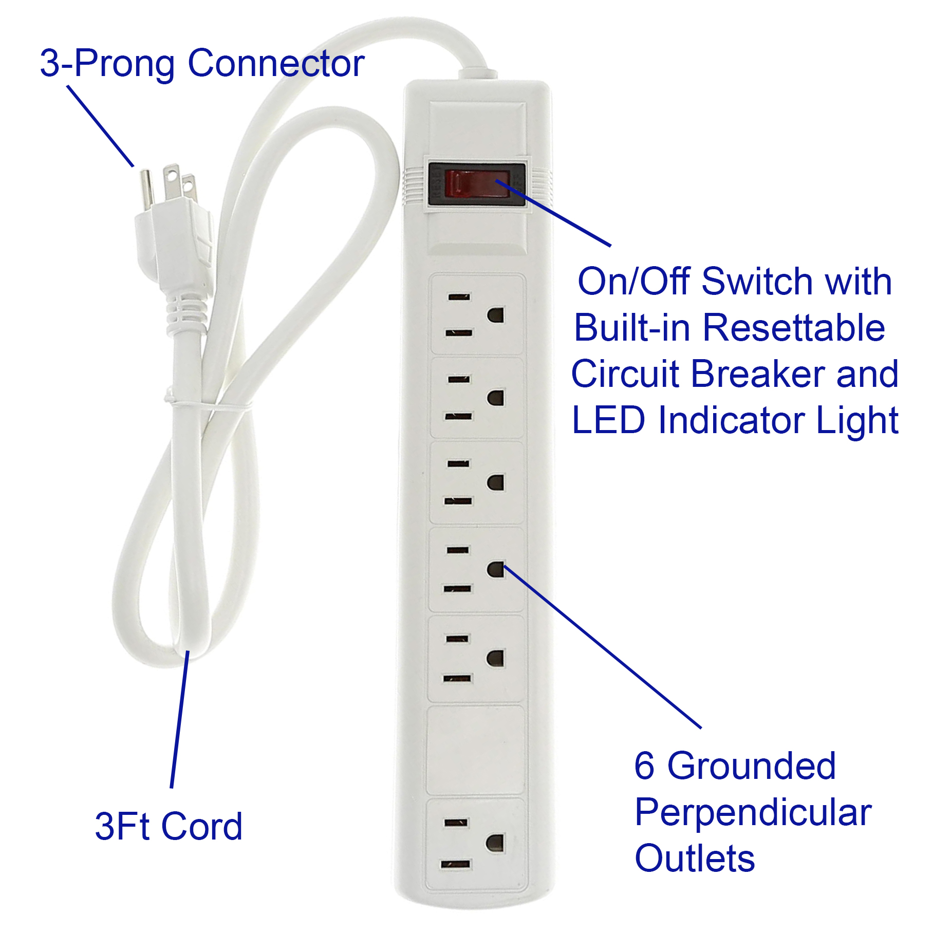 CNAODUN Refrigerator Surge Protector Home Appliance,3 Outlet Power Surge  Protector Voltage Brownout Outlet Suitable for PC/TV/Refrigerator 120V  15A(1 Pack)… - Yahoo Shopping